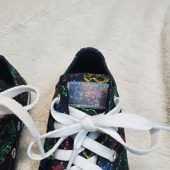 Converse All Star Black Star Animal Constellation Unisex Boy Shoes Sneakers 2 - Picture 5 of 11